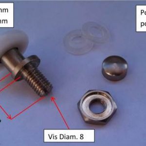 Demande Devis pour Roulettes de porte de Cabine de douche Alpha Tunisie