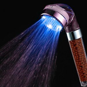 Pommeau de douche LED 3 couleurs